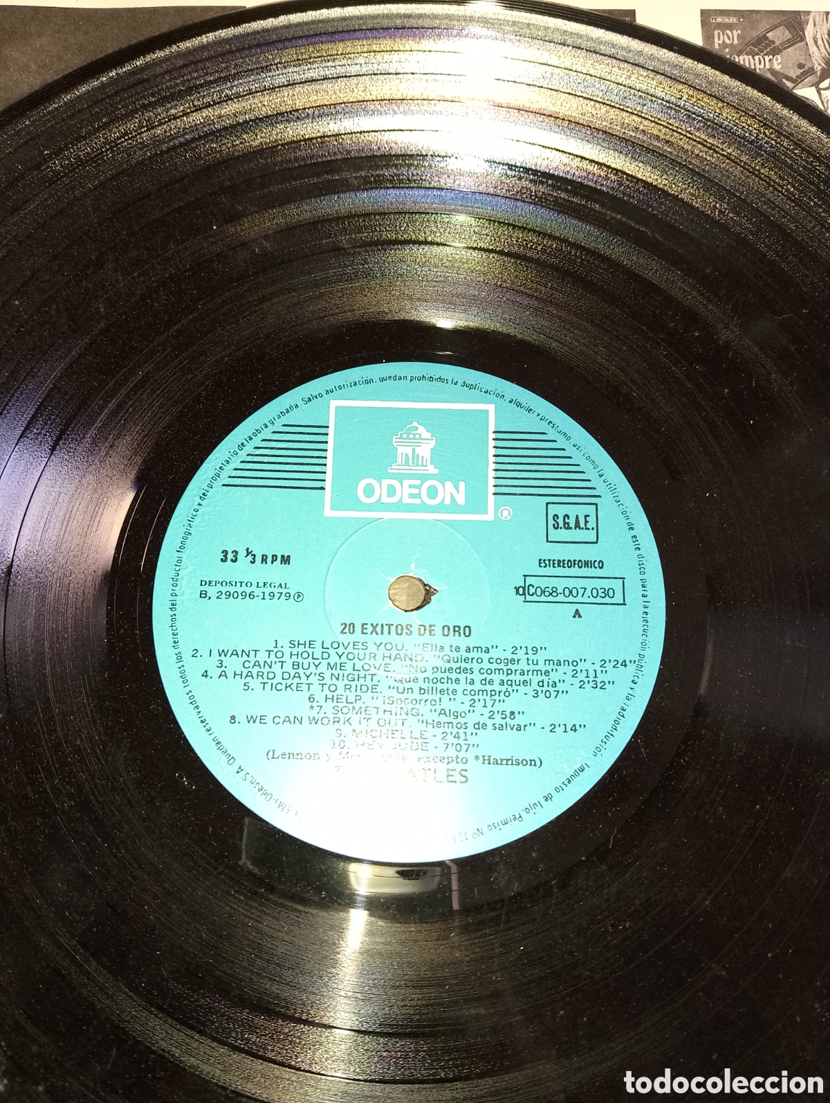 Discos de vinilo: The beatles 20 &eacute;xitos de oro - Foto 5