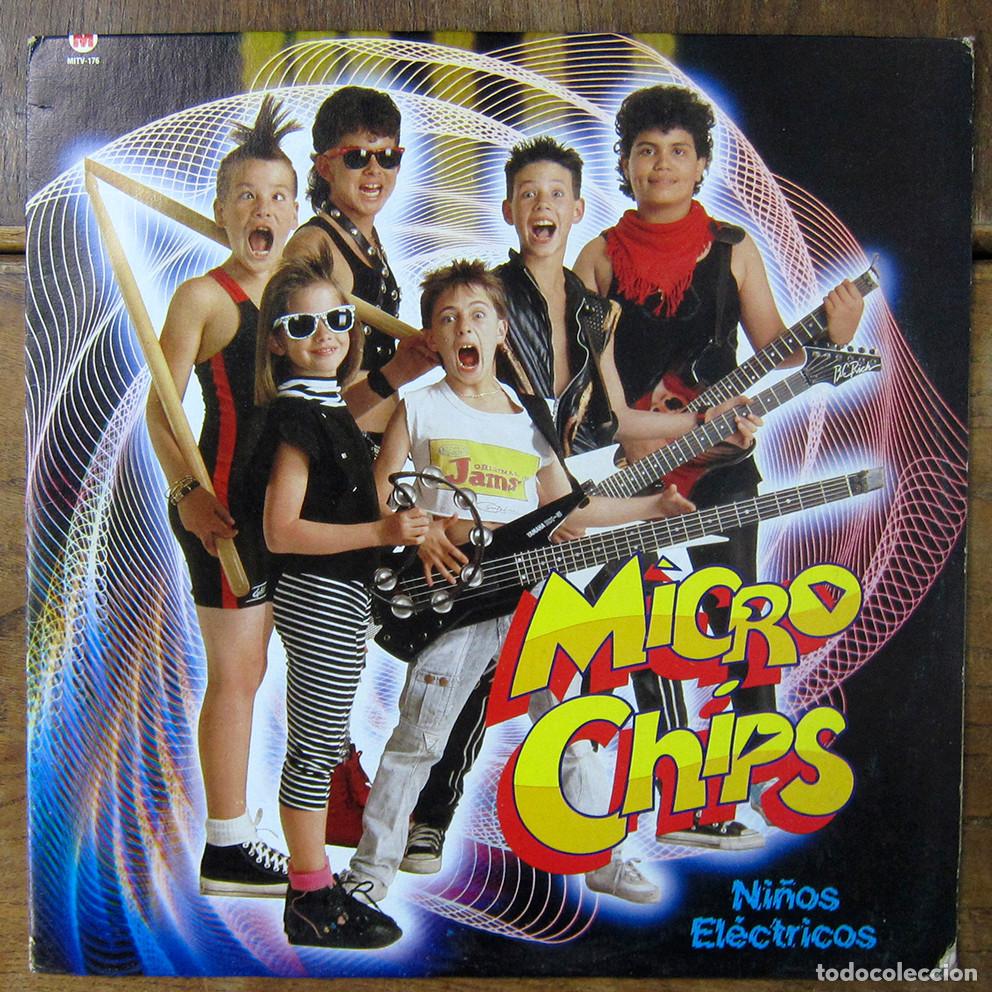 Vinyl records: MICRO CHIPS - NI&Ntilde;OS EL&Eacute;CTRICOS - 1988 - M&Eacute;XICO