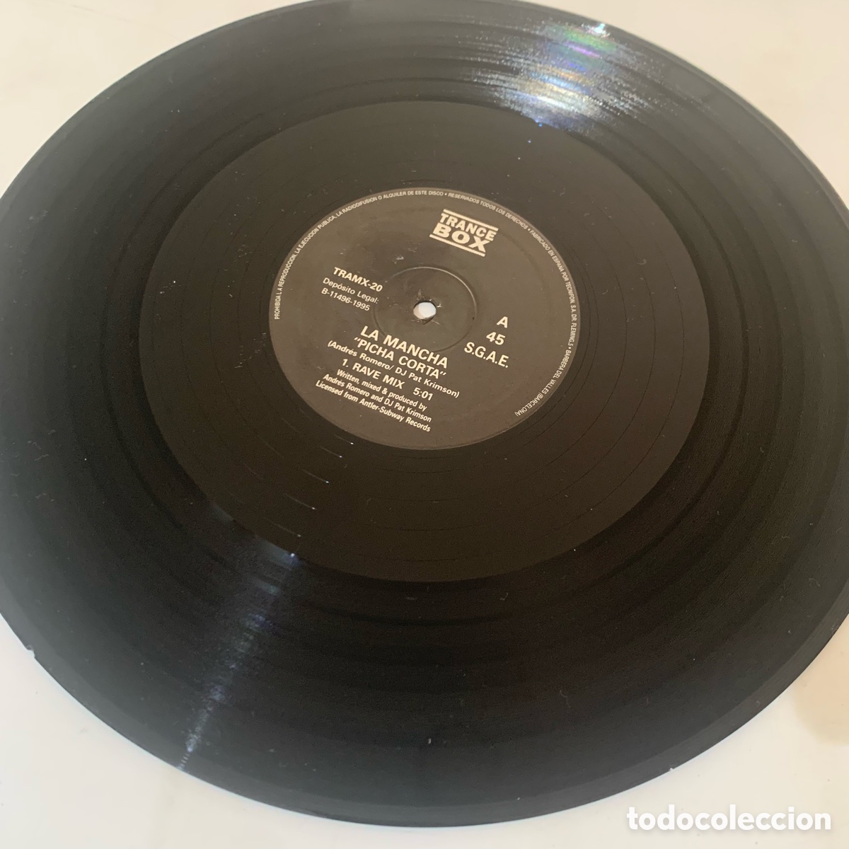 Discos de vinilo: maxi 12 La Mancha &ndash; Picha Corta de 1995 - Foto 3