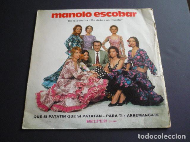 Discos de vinilo: MANOLO ESCOBAR SINGLE - Foto 1