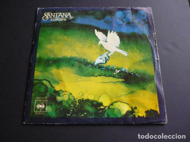 Discos de vinilo: SANTANA EUROPA SINGLE - Foto 1
