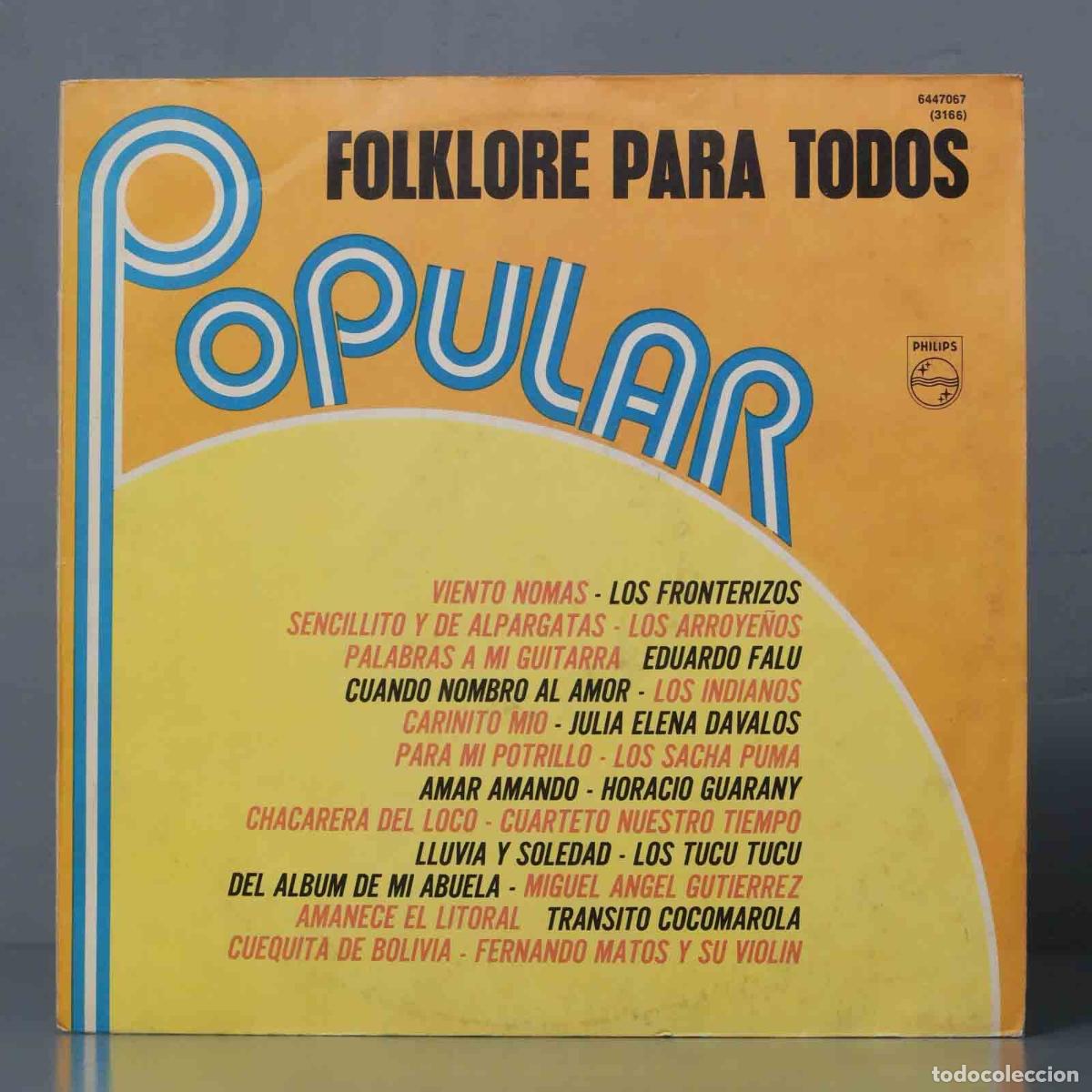 Discos de vinilo: LP. Folklore Para Todos - Popular - Foto 1