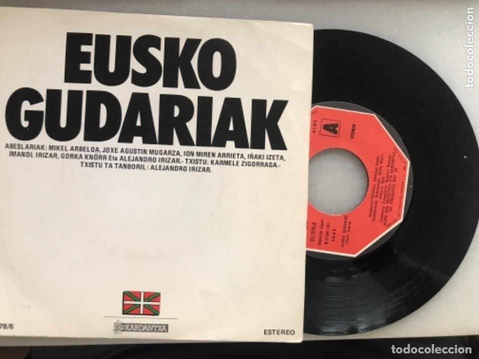 Discos de vinilo: Single Eusko gudariak.. Popular Euskadi - Foto 1