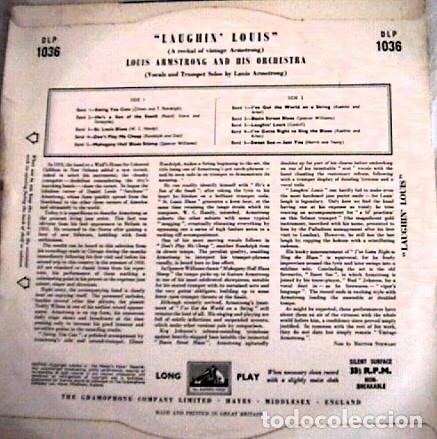 Discos de vinilo: LOUIS ARMSTRONG. 3 LPS. . - Foto 12