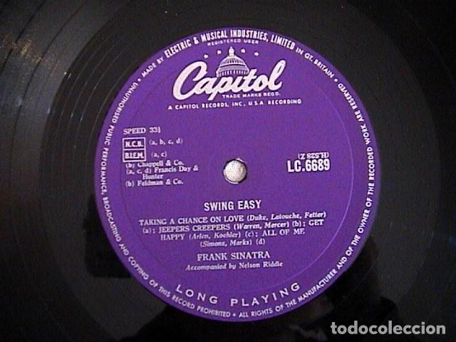 Discos de vinilo: FRANK SINATRA. SWING EASY. CAPITOL LC 6689 - Foto 3