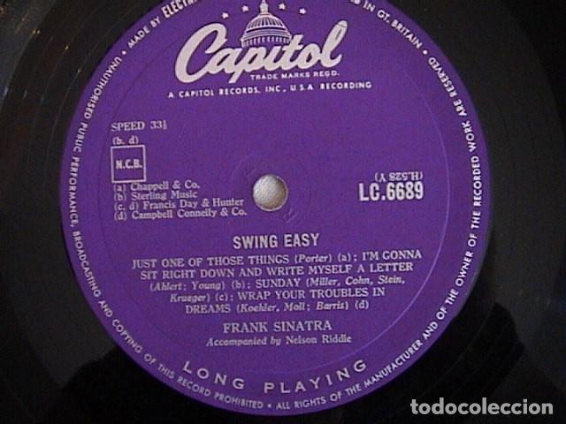 Discos de vinilo: FRANK SINATRA. SWING EASY. CAPITOL LC 6689 - Foto 4