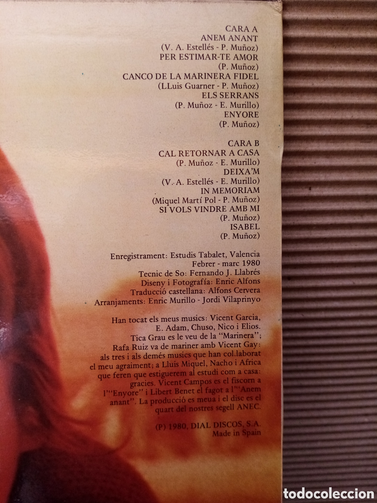Discos de vinilo: Paco Mu&ntilde;oz. Anem anant. Vinilo - Foto 3