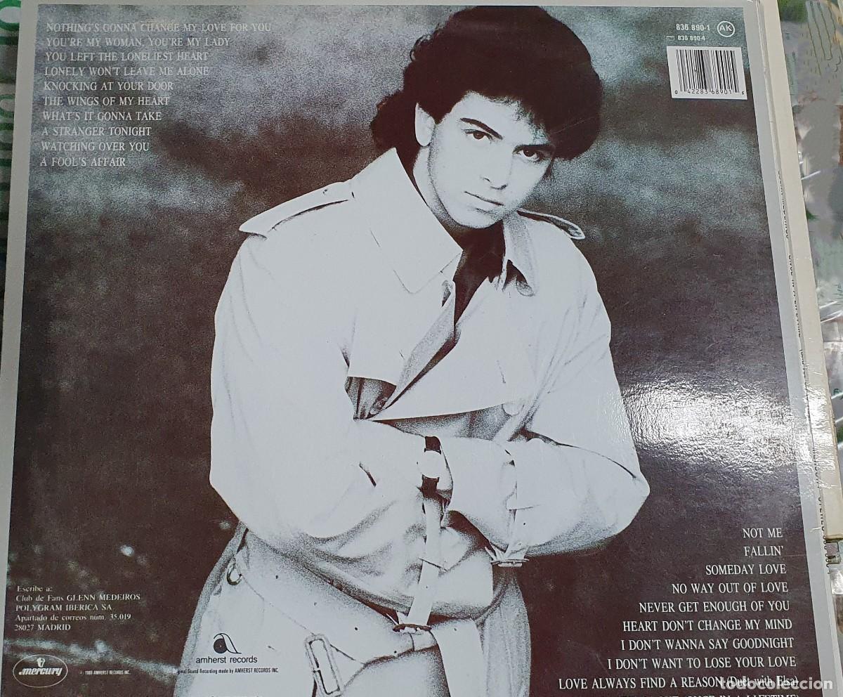 Discos de vinilo: Glenn Medeiros. Una vez en la vida. DOBLE LP - Foto 2