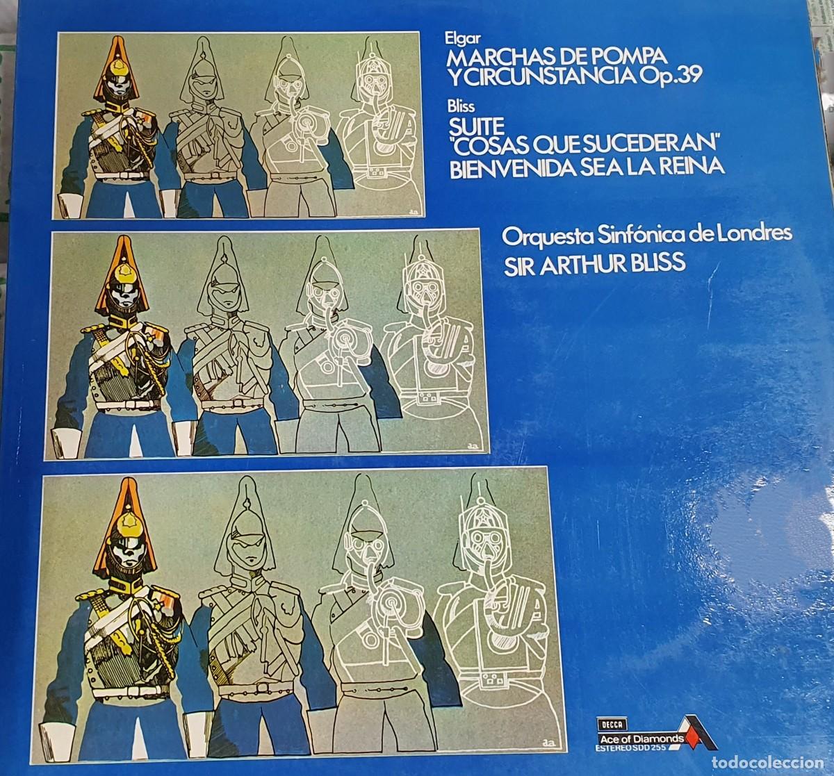 Discos de vinilo: Orquesta Sinf&oacute;nica de Londres. Edgar, Bliss. LP - Foto 1