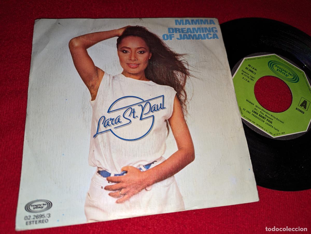 Discos de vinilo: LARA SAINT PAUL Mamma/Dreaming of Jamaica 7'' SINGLE 1981 Movieplay ESPA&Ntilde;A SPAIN