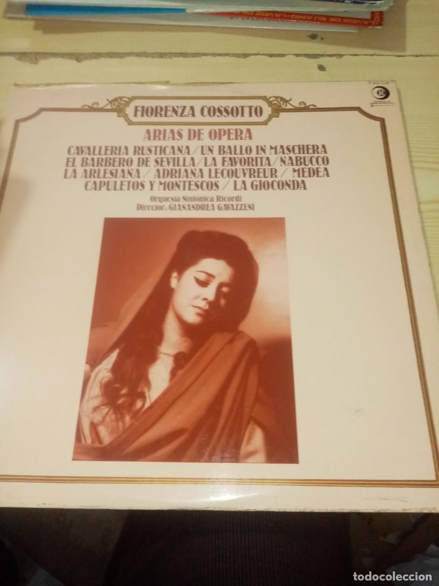 Discos de vinilo: FLORENZA COSSOTTO. ARIAS DE OPERA. C7V - Foto 1