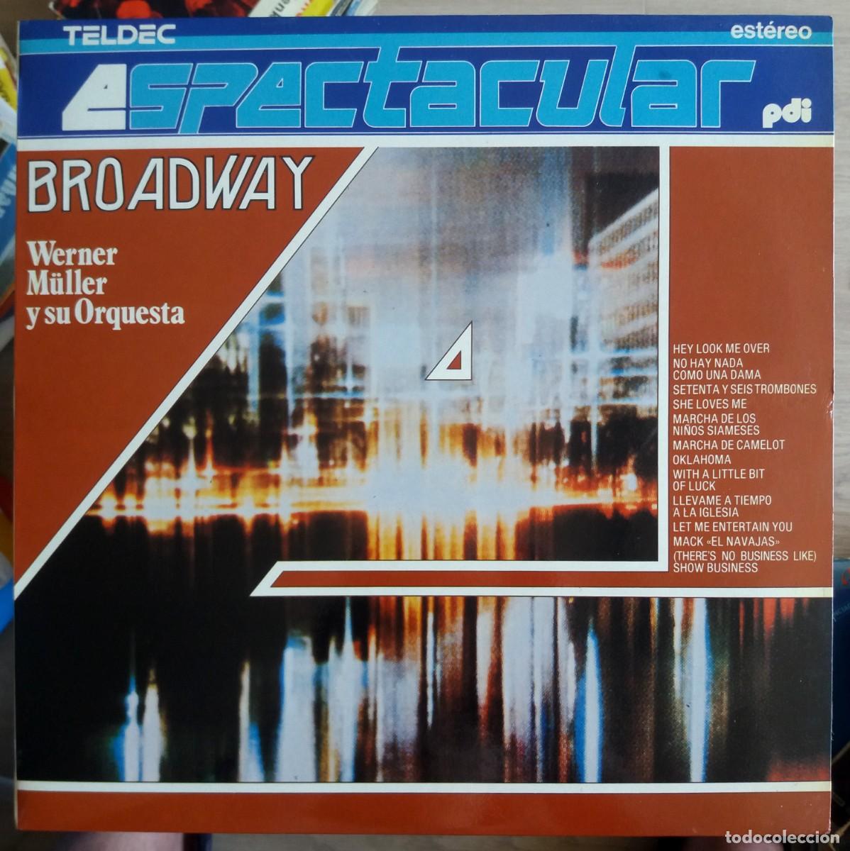 Discos de vinilo: Werner M&uuml;ller y su Orquesta . Broadway - Foto 1