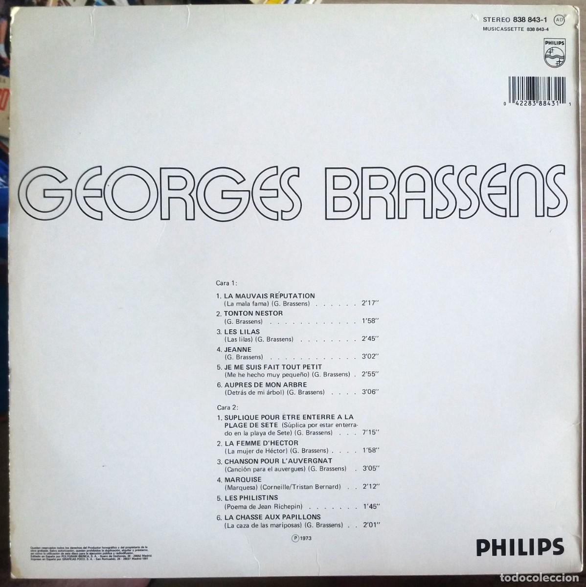 Discos de vinilo: Georges Brassens . Disco de Oro - Foto 2