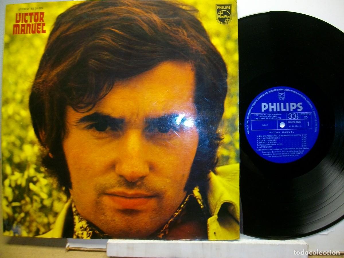 Discos de vinilo: V&iacute;ctor Manuel &ndash; V&iacute;ctor Manuel LP 1971 - Foto 1