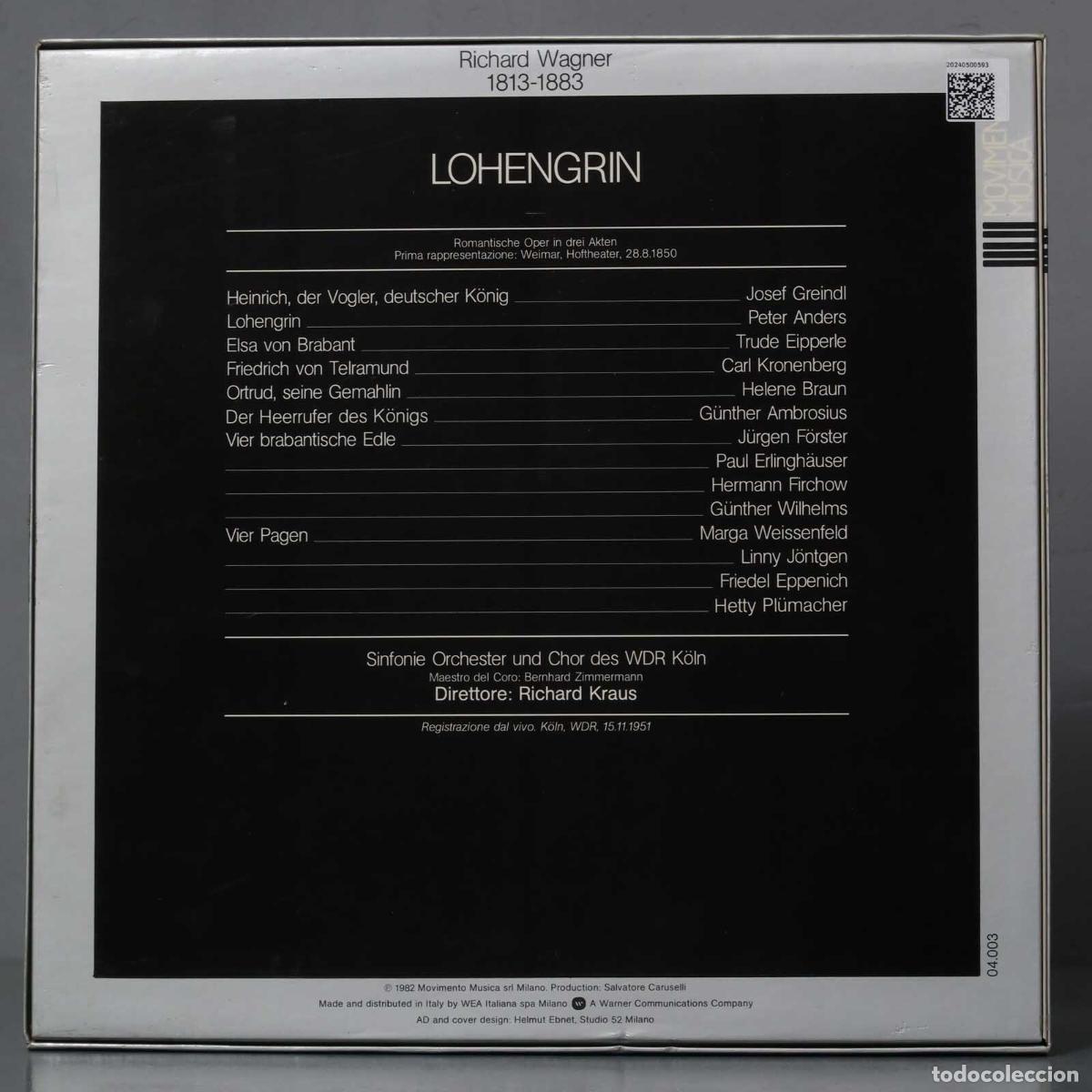 Discos de vinilo: CAJA LP. Wagner, Peter Anders &ndash; Lohengrin - Foto 2