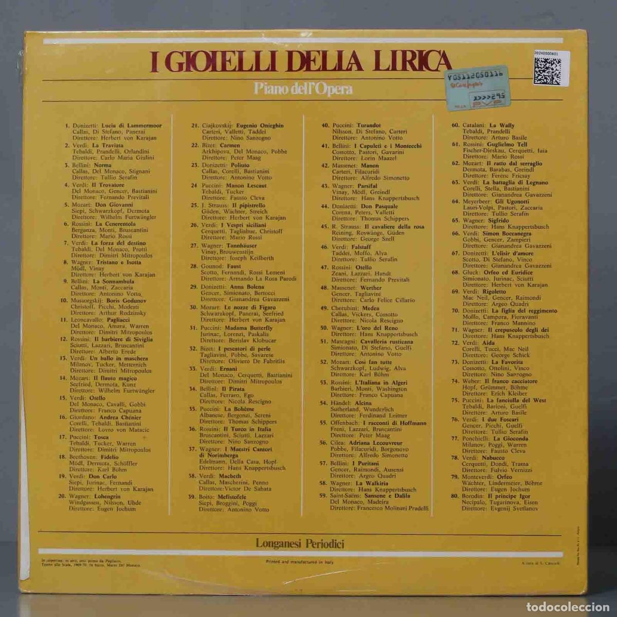 Discos de vinilo: LP. Mitropoulos &ndash; Pagliacci (Pagine Scelte). LEONCAVALLO. PRECINTADO - Foto 2