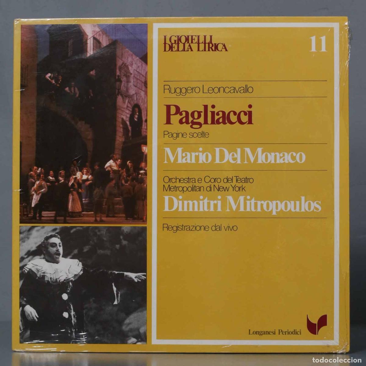 Discos de vinilo: LP. Mitropoulos &ndash; Pagliacci (Pagine Scelte). LEONCAVALLO. PRECINTADO - Foto 1