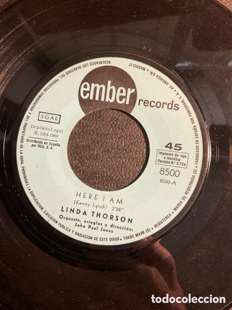 Discos de vinilo: Linda Thorson-HERE I AM - Foto 2