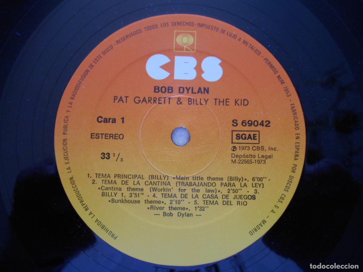 Discos de vinilo: LP BOB DYLAN // PAT GARRET & BILLY THE KID - Foto 3