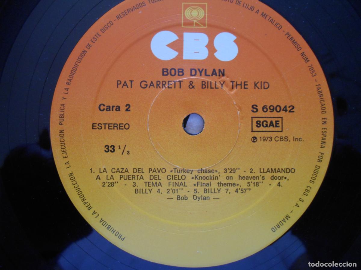 Discos de vinilo: LP BOB DYLAN // PAT GARRET & BILLY THE KID - Foto 4