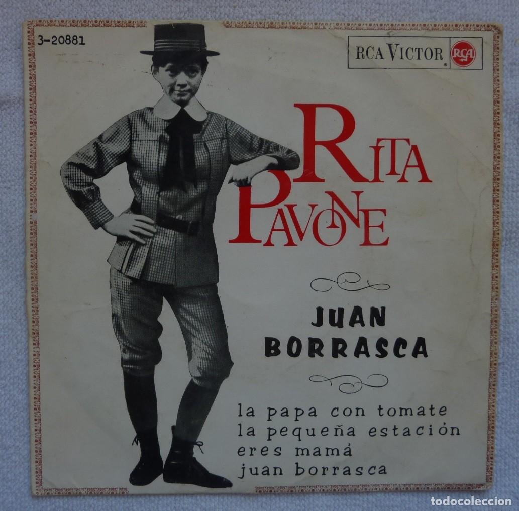 Discos de vinilo: RITA PAVONE // LA PAPA CON TOMATE+3 // 1965 // EP - Foto 1