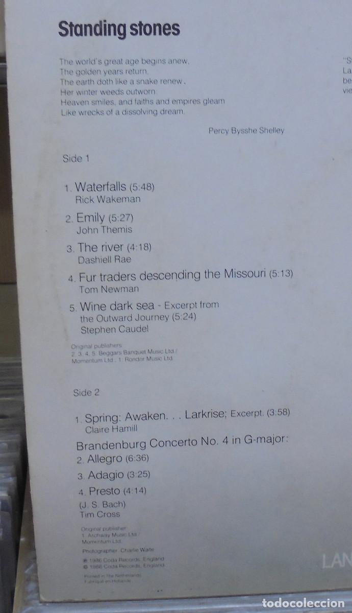 Discos de vinilo: Standing stones. Coda records 1986 -- LP - Foto 3