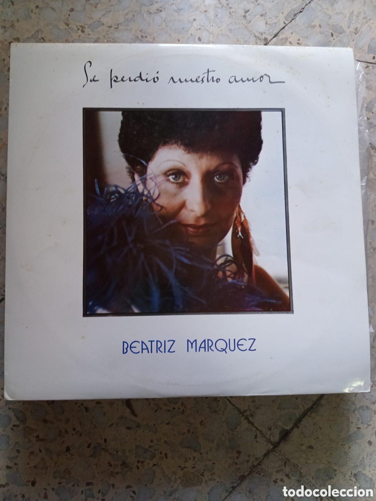 Vinyl records: LP BEATRIZ MARQUEZ SE PERDIO NUESTRO AMOR AREITO ORQUESTA EGREM