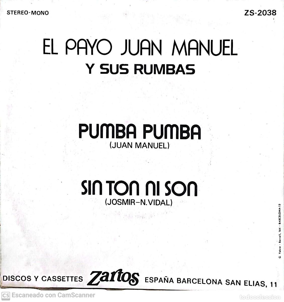 Discos de vinilo: El Payo Juan Manuel &lrm;&ndash; Pumba Pumba - Foto 2