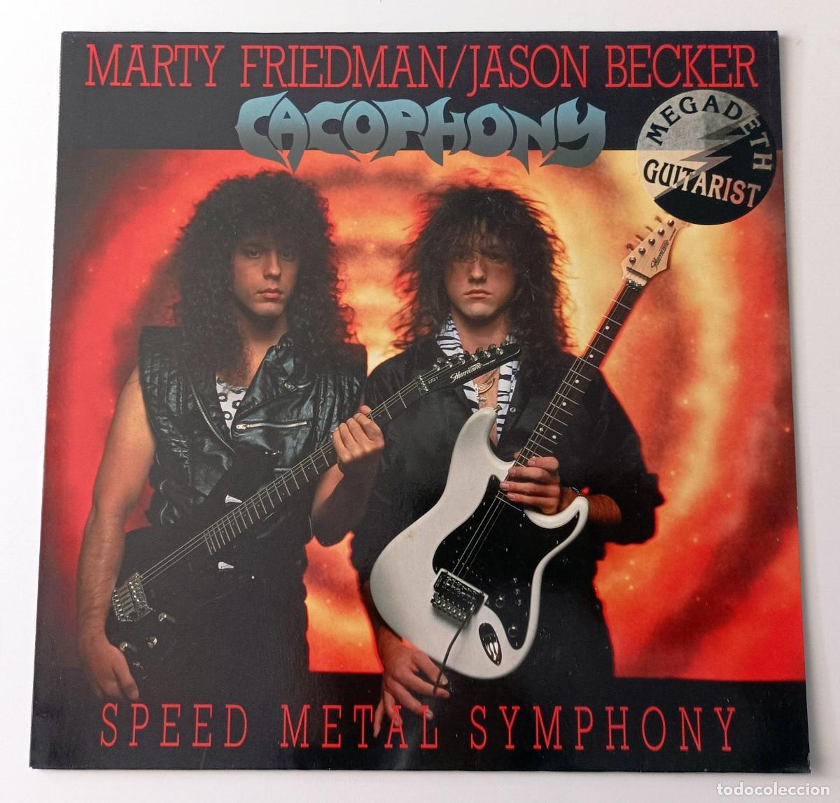 Discos de vinilo: LP CACOPHONY - SPEED METAL SYMPHONY - Foto 1
