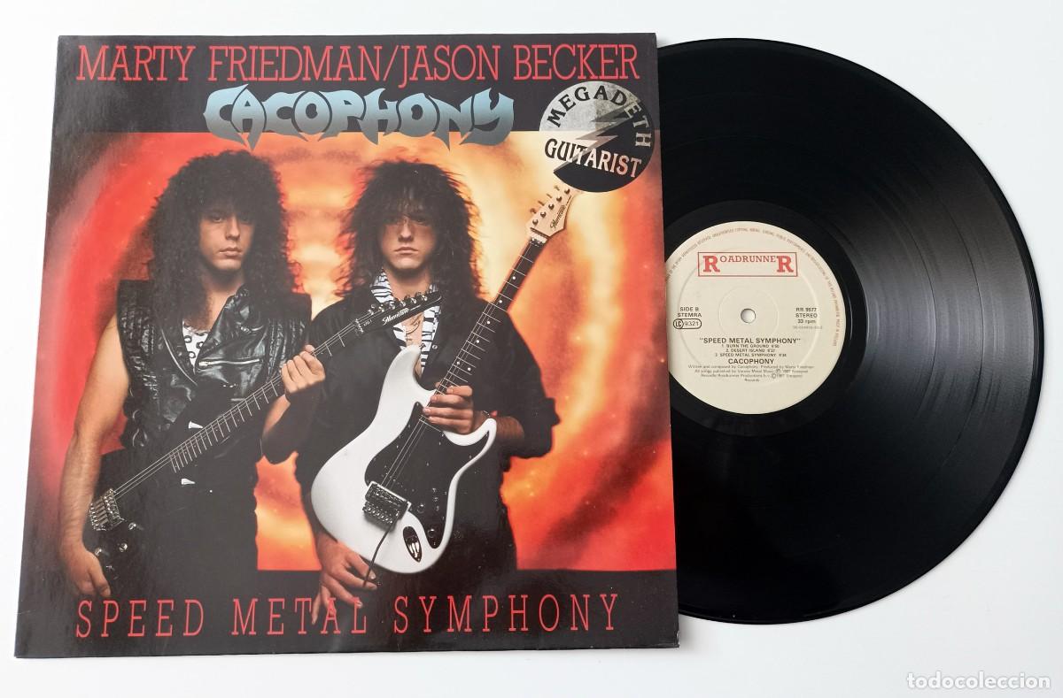 Discos de vinilo: LP CACOPHONY - SPEED METAL SYMPHONY - Foto 2