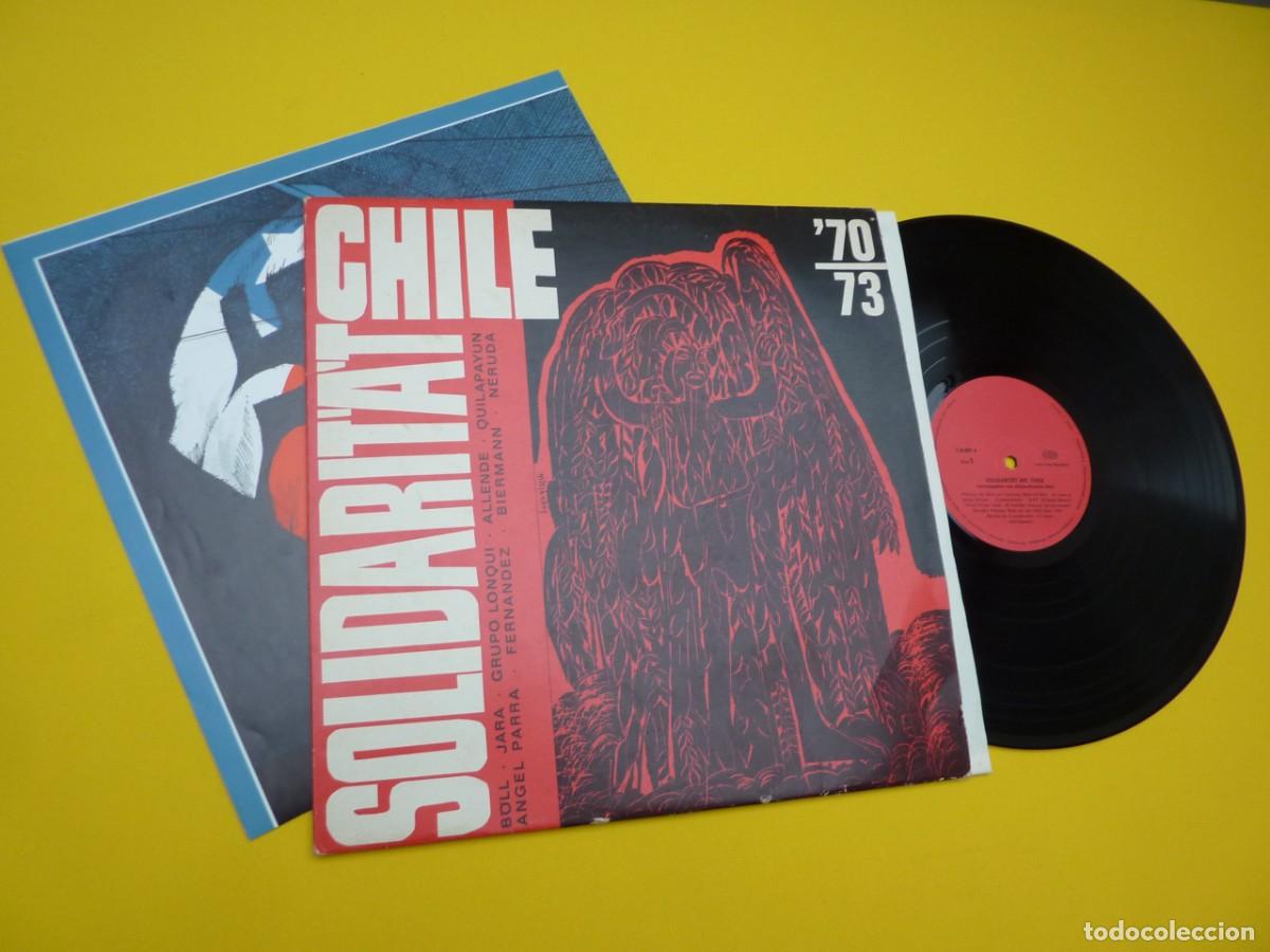 Vinyl records: LP SOLIDARITAT MIT CHILE - 70/73 - GERMANY Press - 65.099 - POSTER (EX/EX++) 5
