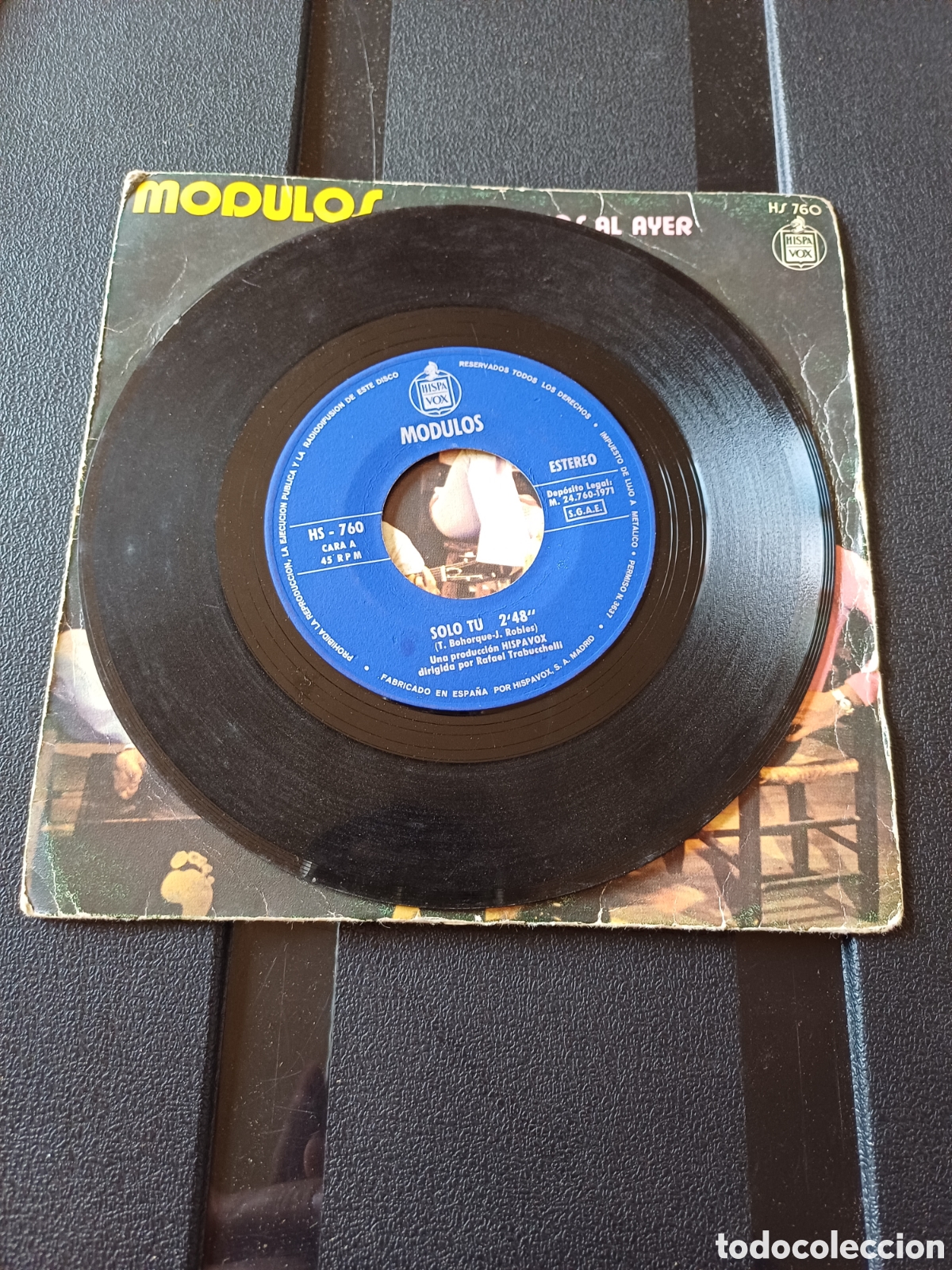 Discos de vinilo: Modulos Solo tu Adios al ayer - Foto 4