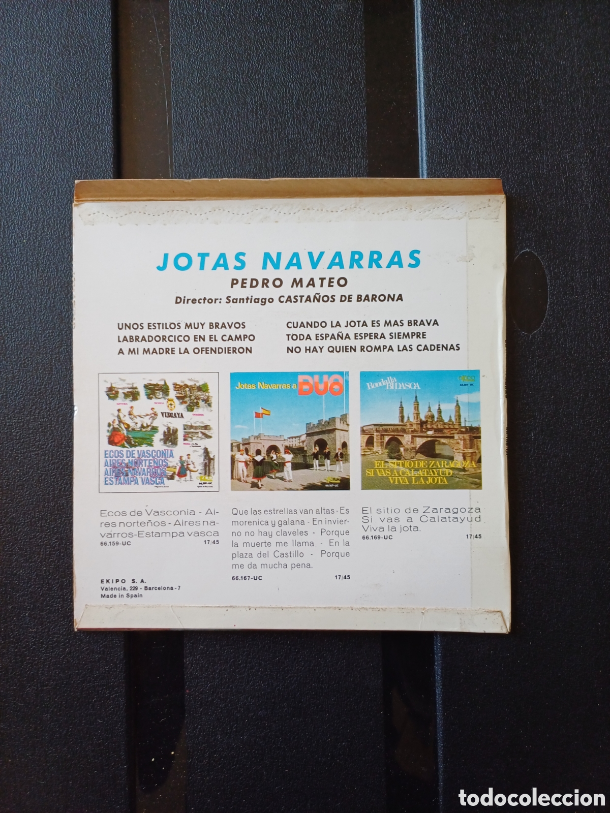 Discos de vinilo: Jotas Navarras Pedro Mateo - Foto 2