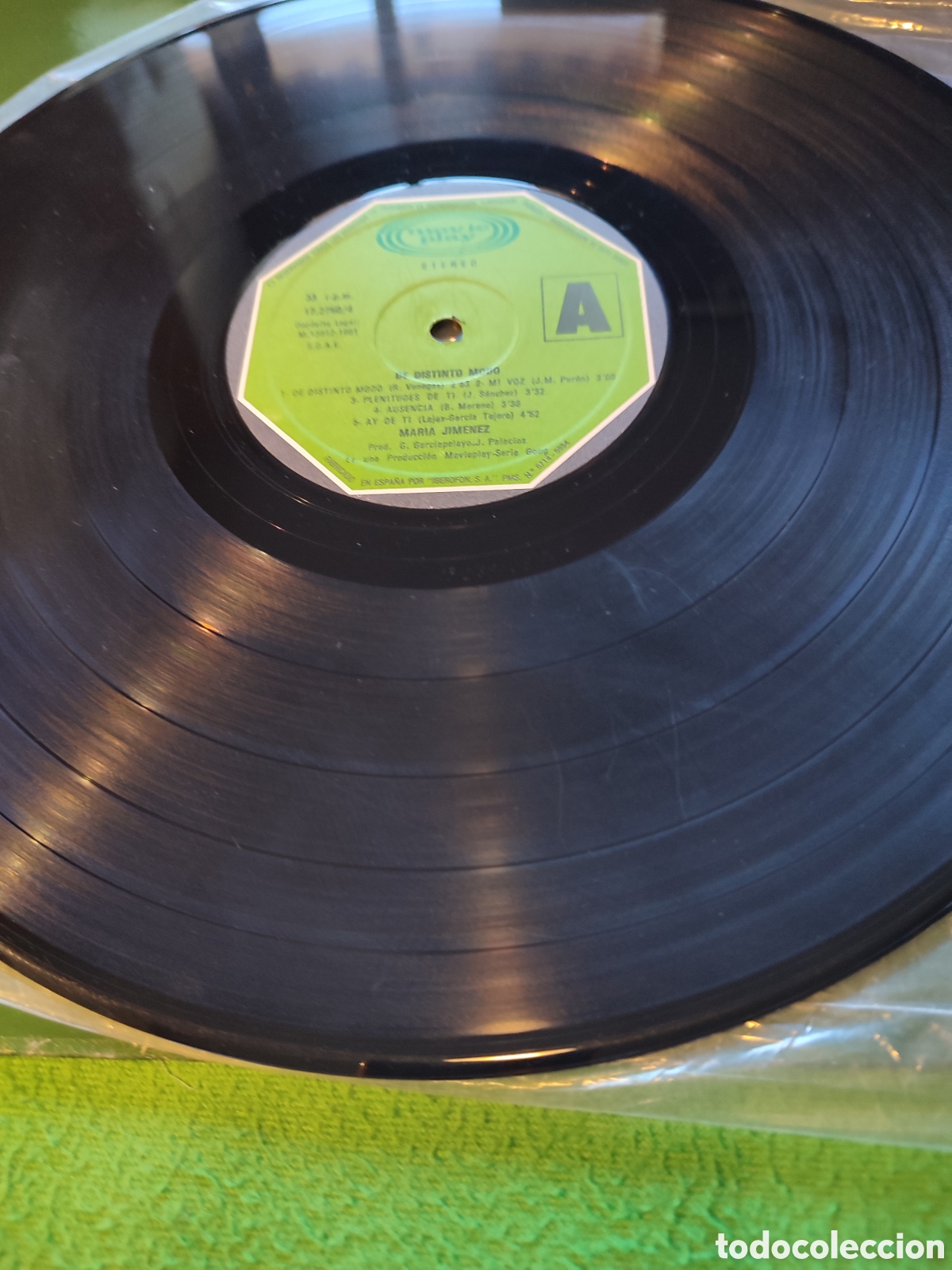 Discos de vinilo: Mar&iacute;a Jim&eacute;nez - De distinto modo - Foto 3