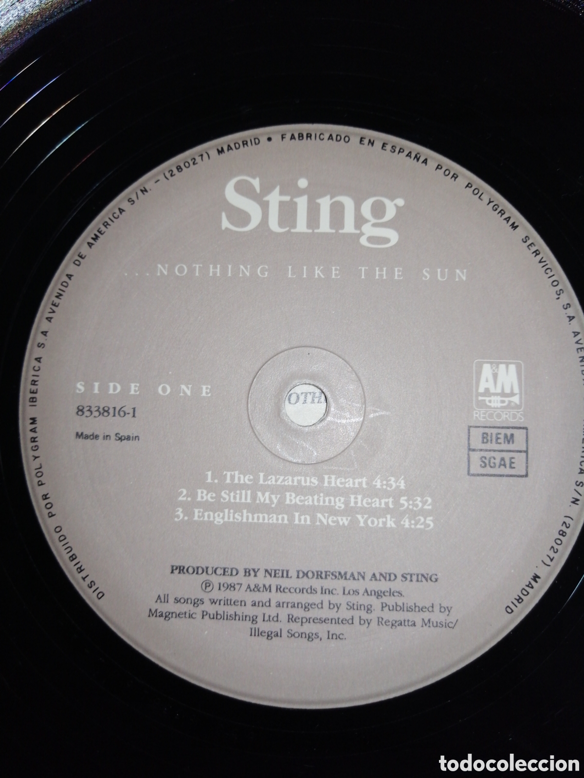 Discos de vinilo: STING... NOTHING LIKE THE SUN - Foto 7