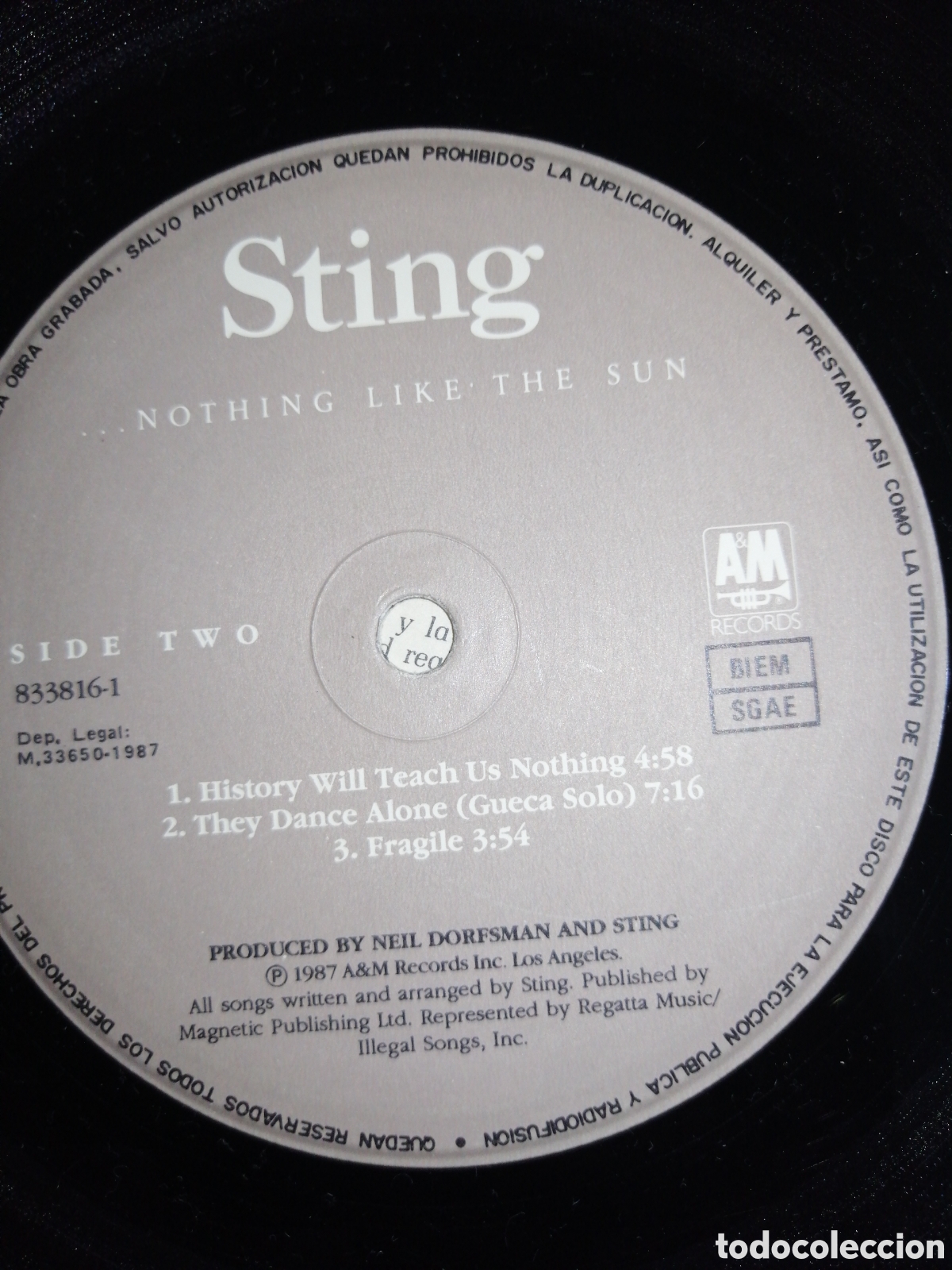 Discos de vinilo: STING... NOTHING LIKE THE SUN - Foto 8