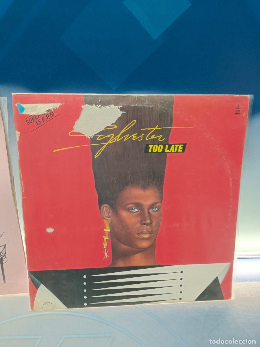 Discos de vinilo: dos eps, maxis, super single, SYLVESTER, call me + too late - Foto 2