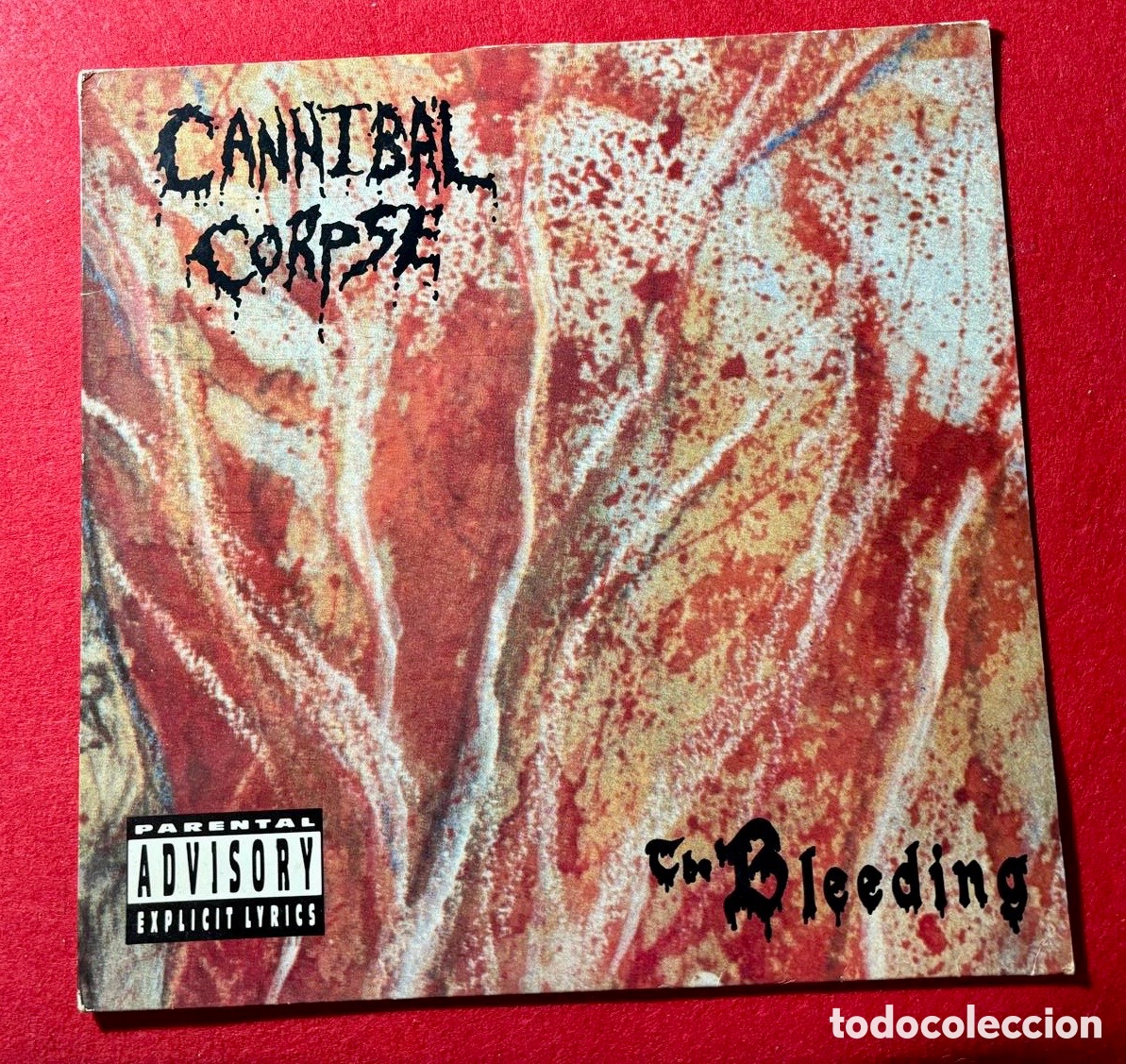 Discos de vinilo: LP CANNIBAL CORPSE - THE BLEEDING 1994 UK - Foto 1