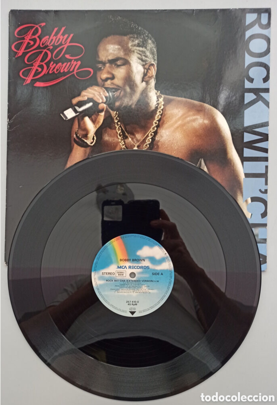 Discos de vinilo: Bobby Brown &rdquo;Rock witcha&rdquo; 12&rdquo; - Foto 3