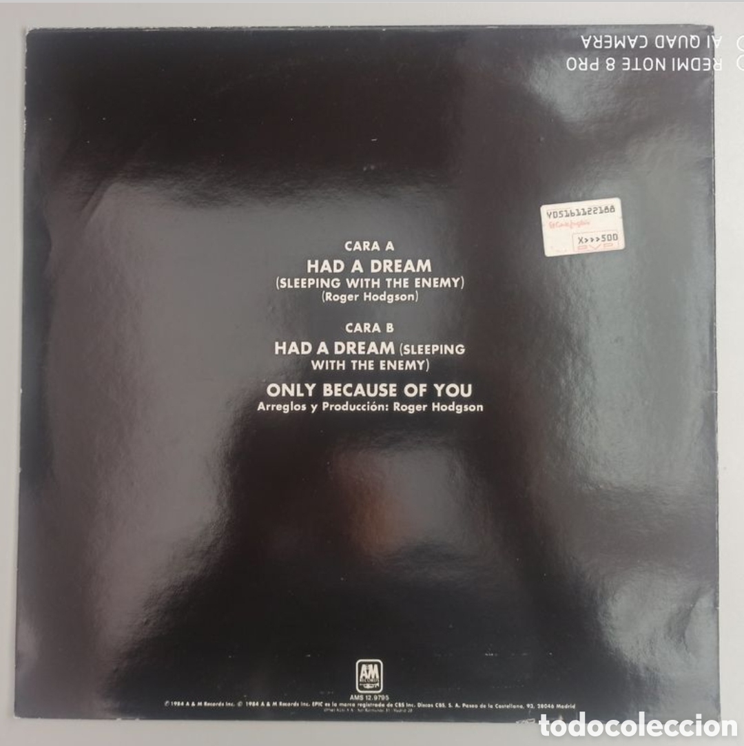 Discos de vinilo: Roger Hodgson &rdquo;Had a Dream&rdquo; 12&rdquo; - Foto 2