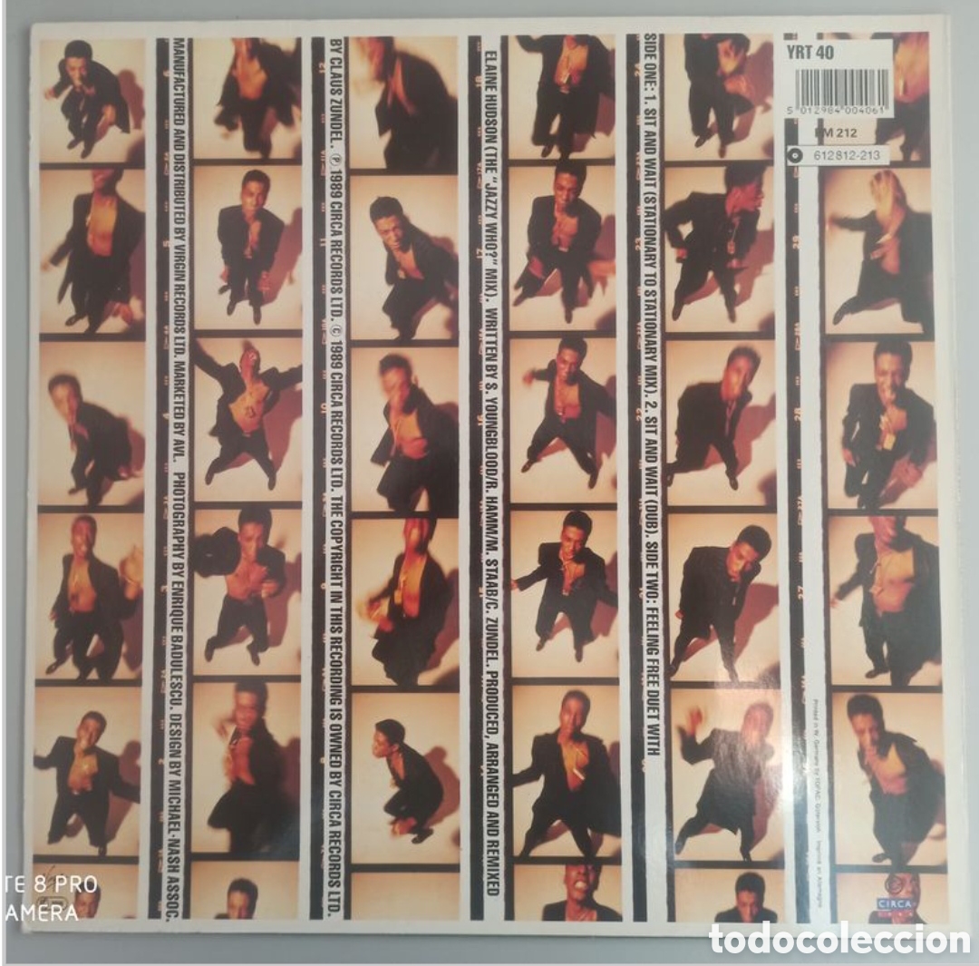 Discos de vinilo: Sydney Youngblood &rdquo;Sit and wait&rdquo; 12&rdquo; - Foto 2