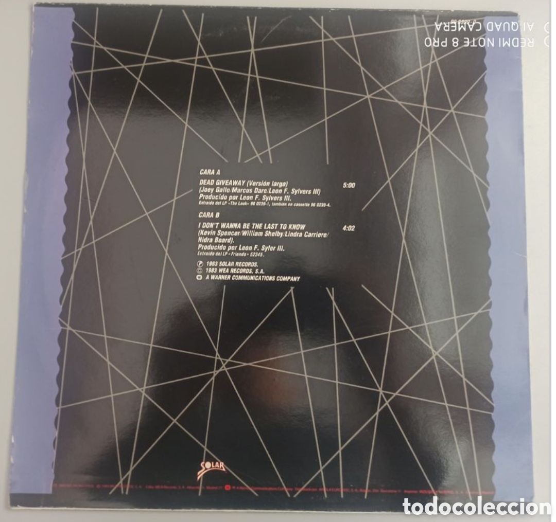 Discos de vinilo: Shalamar &rdquo;Dead giveaway&rdquo; 12&rdquo; - Foto 2