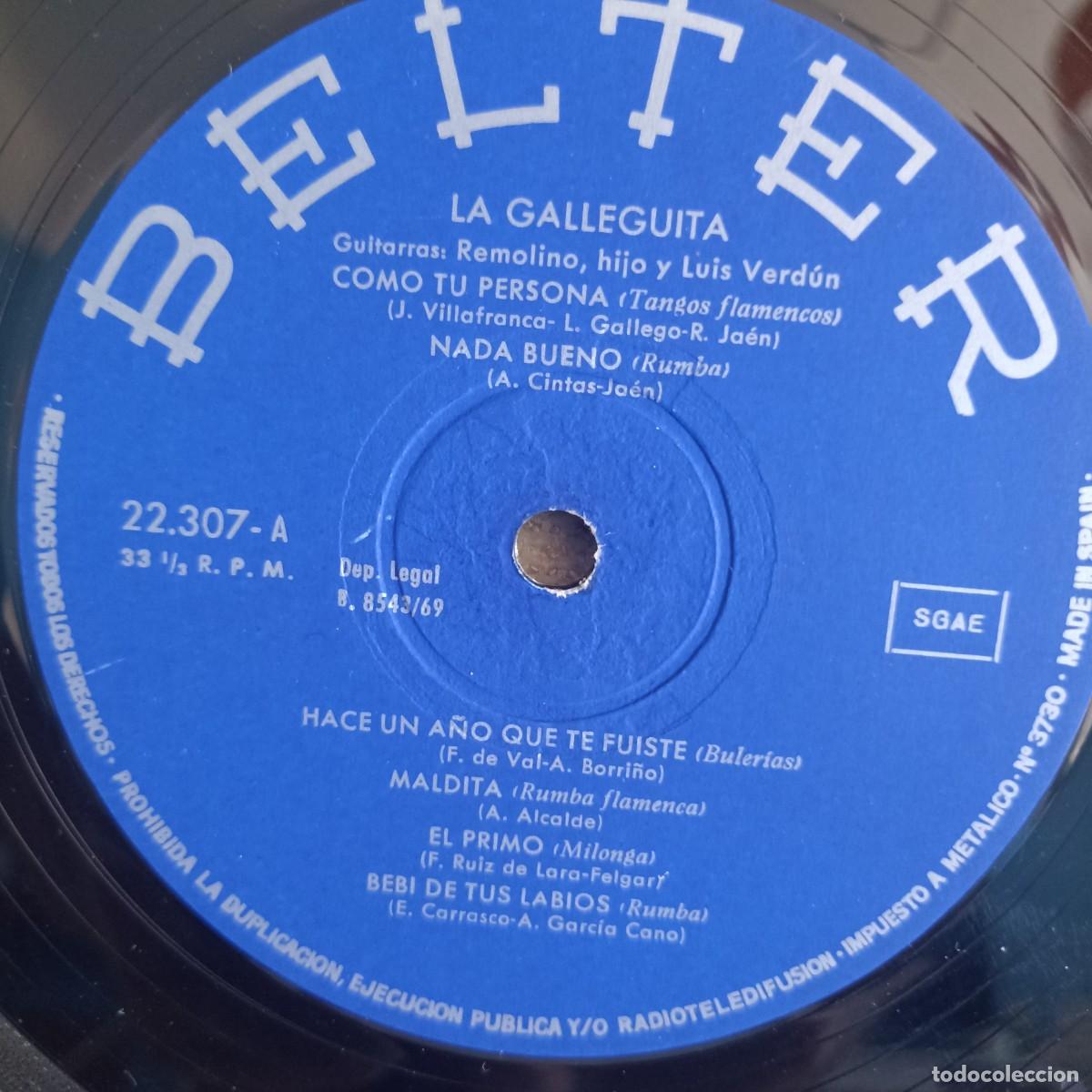 Discos de vinilo: LP La galleguita (Belter, 1969) - Foto 3