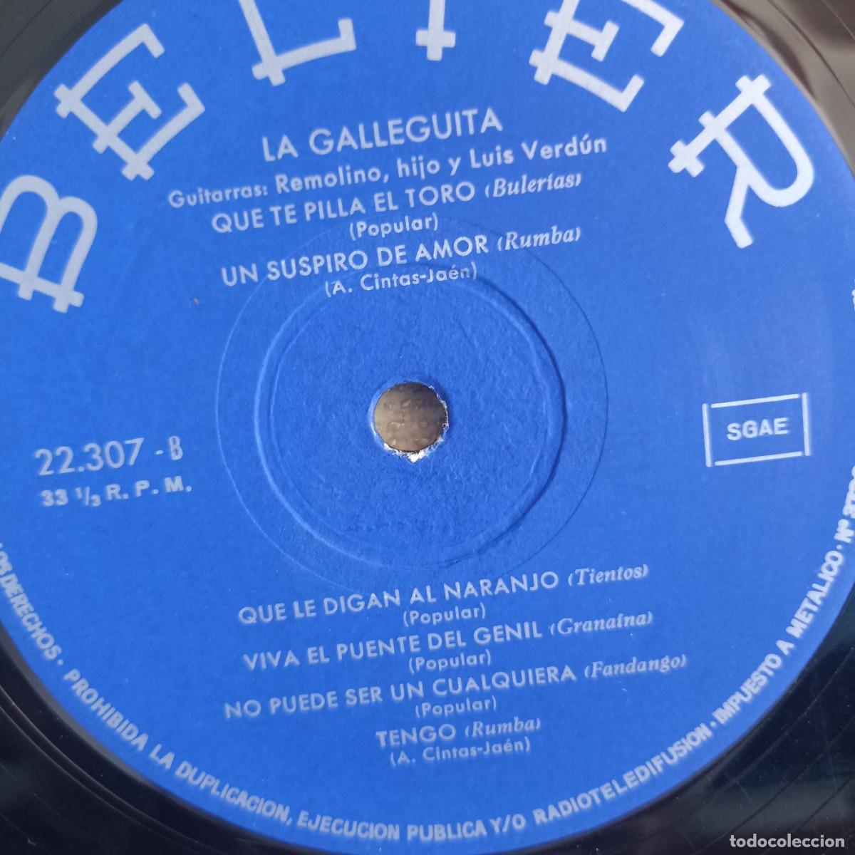Discos de vinilo: LP La galleguita (Belter, 1969) - Foto 4