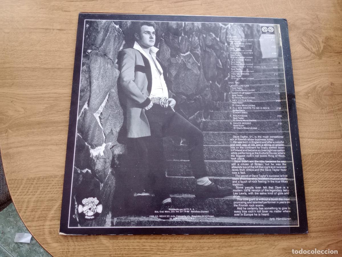 Discos de vinilo: DAVE TAYLOR / ROCKIN IN THE SAME OL&acute;WAY - Foto 2
