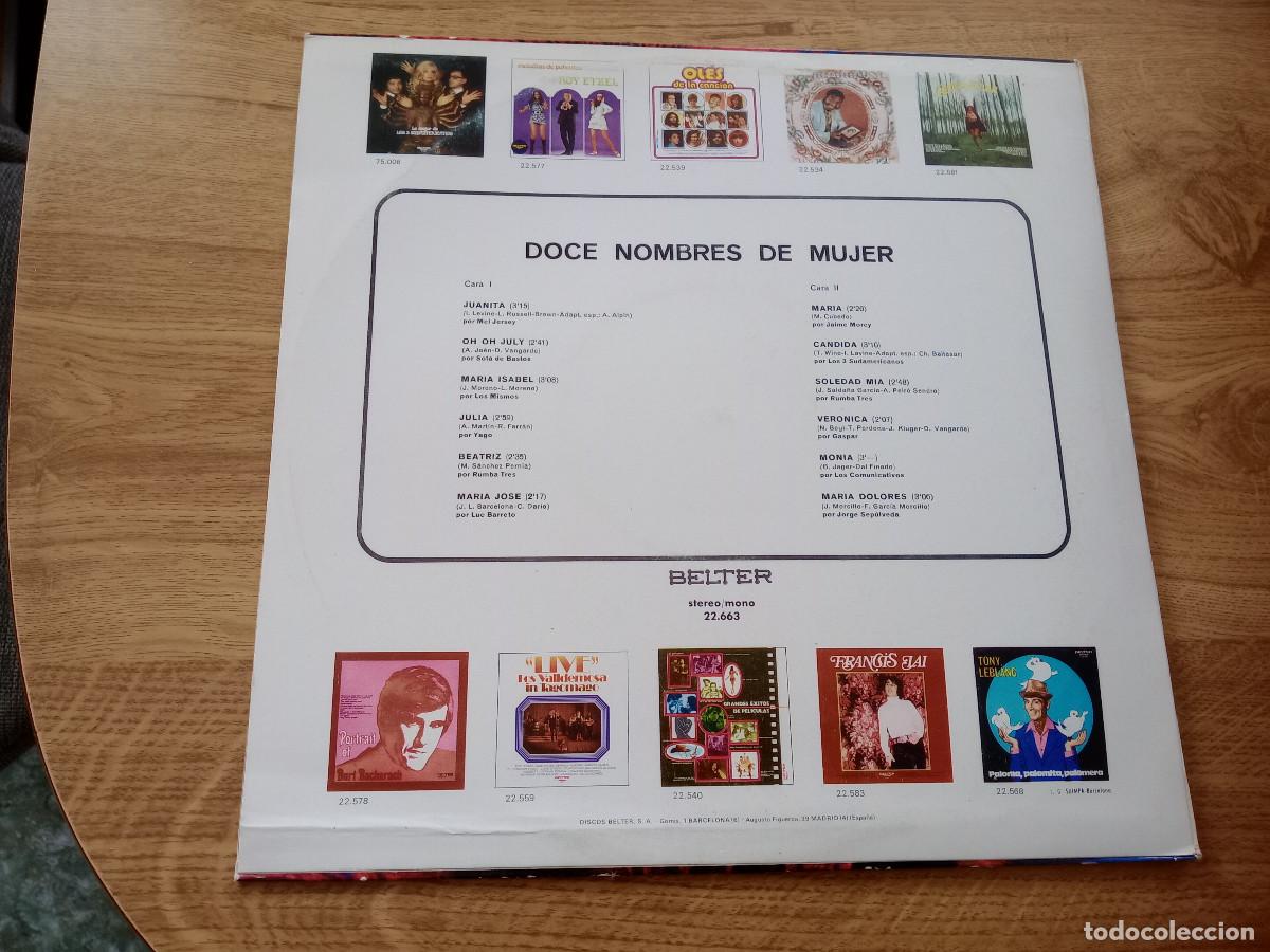 Discos de vinilo: DOCE NOMBRES DE MUJER - Foto 2