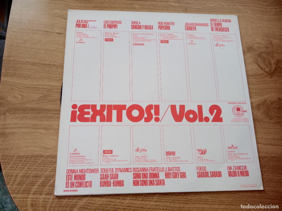 Discos de vinilo: EXITOS VOL. 2 1972 / LOS CUERVOS / FUEGO - Foto 2