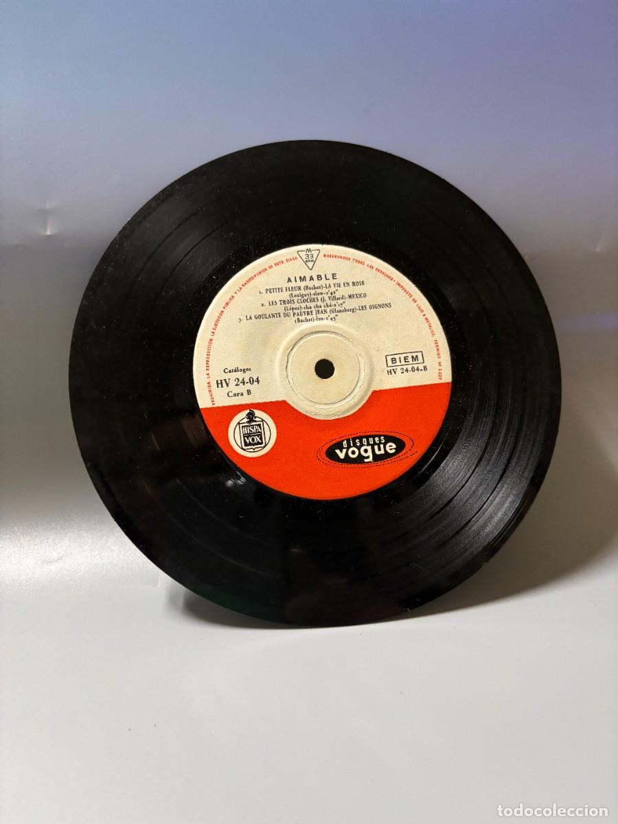 Discos de vinilo: MICRO LP - AIMABLE - CEST SI BON / PADAM PADAM - HISPAVOX - MADRID 1963 - Foto 3