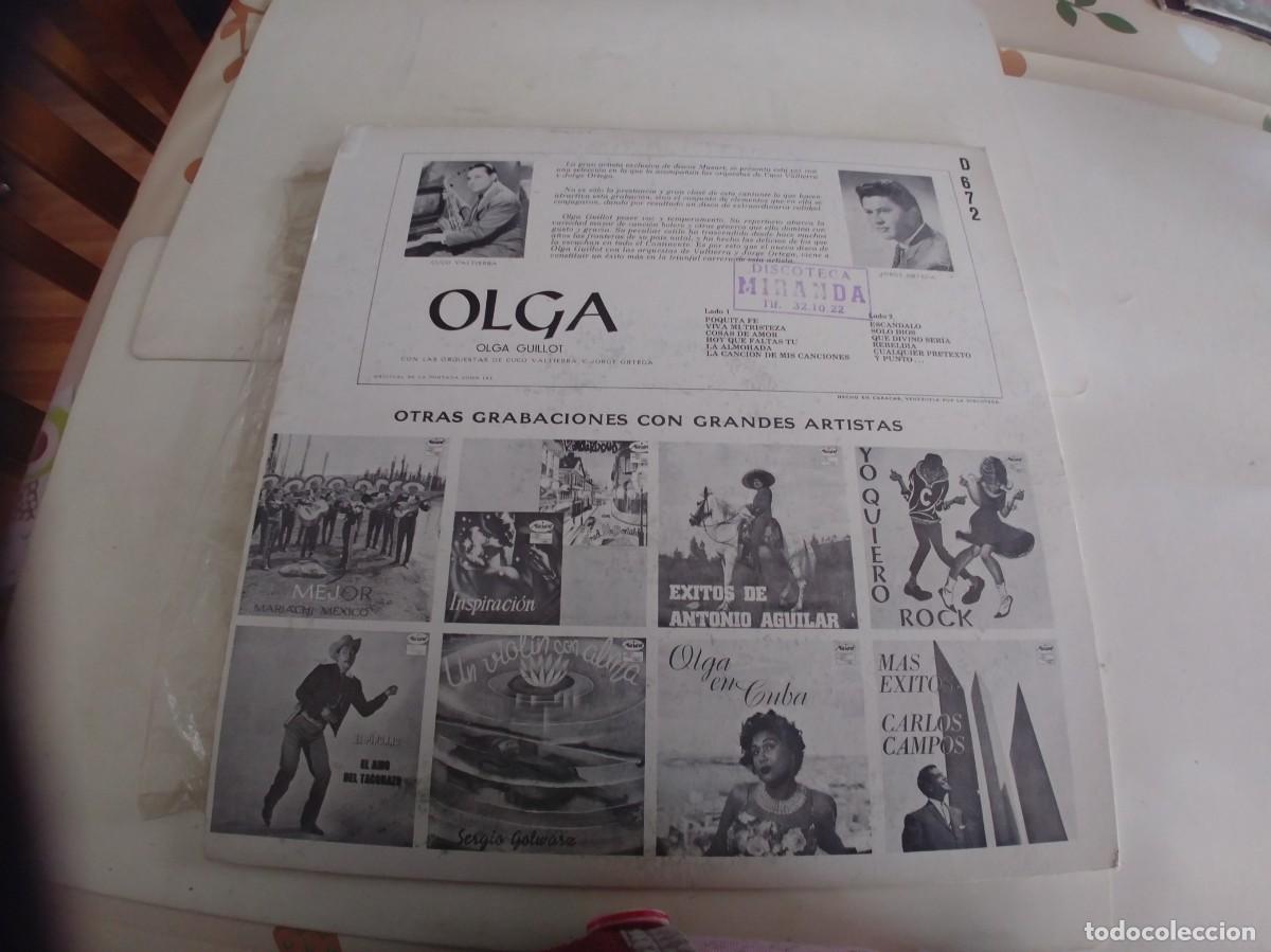 Discos de vinilo: OLGA GUILLOT-LP OLGA - Foto 2