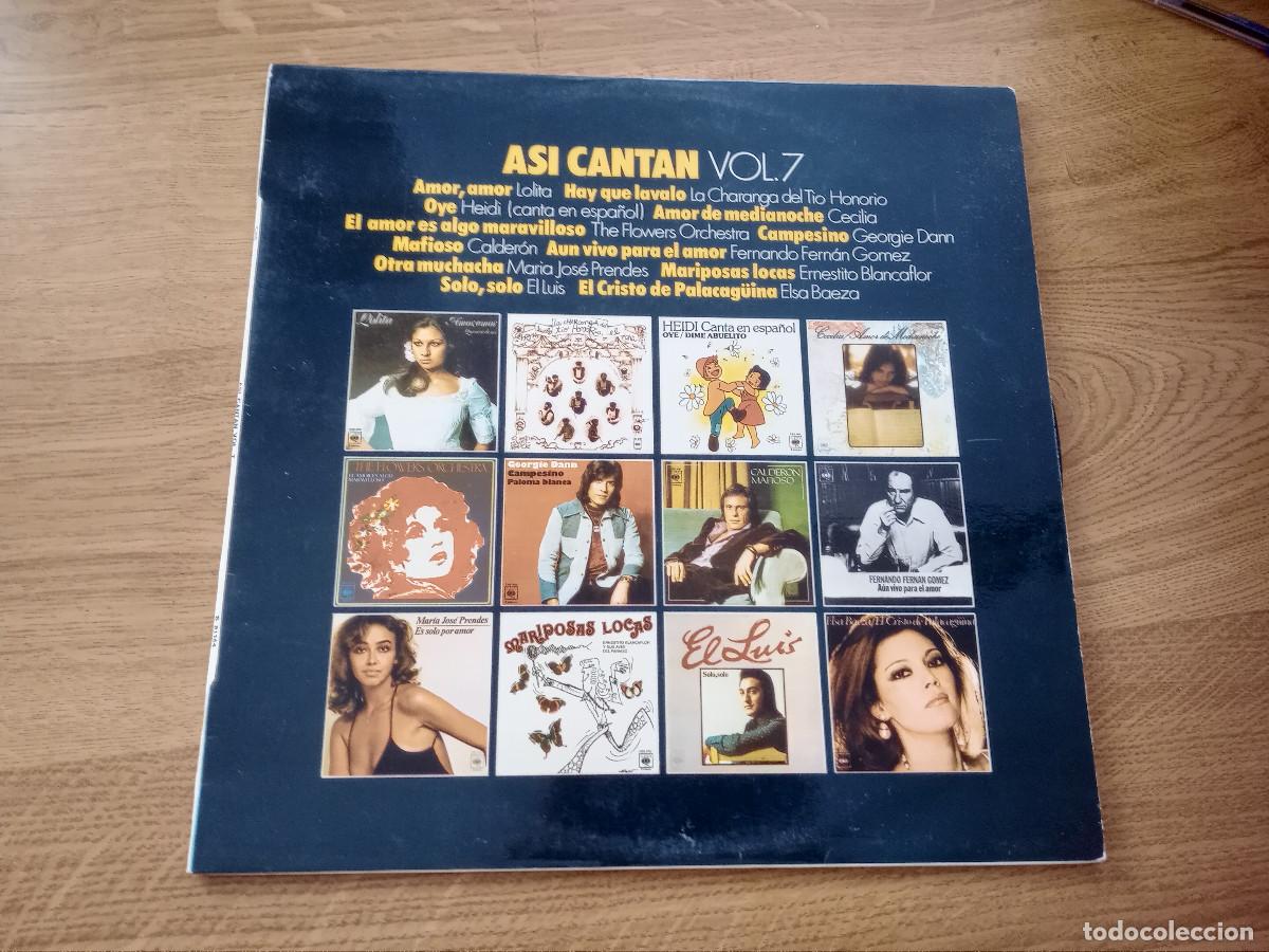 Discos de vinilo: ASI CANTAN VOL 7 - Foto 1